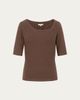 JUANA JUANA Hemp Essentials Asymmetrical Neckline Tee - 2
