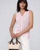 JUANA JUANA Sumire Open Knit Button Front Tank - 1