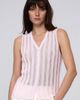 JUANA JUANA Sumire Open Knit Button Front Tank - 3