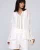 JUANA JUANA Sumire Open Knit Striped Cardigan - 3