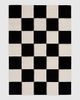 Jubi Rugs Jubi Rugs Jubi B & W Large Checkered Hand Tufted Wool Rug in Black/White at Urban Outfitters - 1