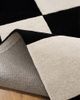 Jubi Rugs Jubi Rugs Jubi B & W Large Checkered Hand Tufted Wool Rug in Black/White at Urban Outfitters - 3