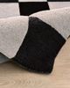 Jubi Rugs Jubi Rugs Jubi B & W Small Checkered Hand Tufted Wool Rug in Black/White at Urban Outfitters - 3