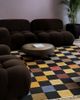 Jubi Rugs Jubi Rugs Jubi Colorful Checkered Hand Knotted Wool Rug at Urban Outfitters - 1
