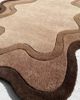 Jubi Rugs Jubi Rugs Jubi Puddle Hand Tufted Wool Rug in Brass at Urban Outfitters - 4