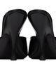 JUDE JUDE Black Date Mule Heeled Sandals - 2