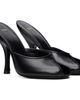 JUDE JUDE Black Date Mule Heeled Sandals - 4