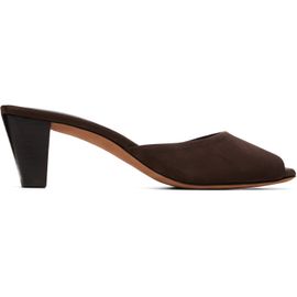 JUDE JUDE Brown Ease Mule Heeled Sandals