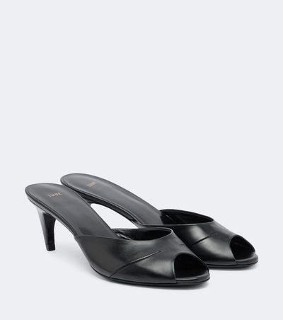 JUDE JUDE Cave leather mules