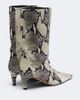 JUDE JUDE Cave snake-effect leather ankle boots - 3