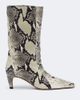 JUDE JUDE Cave snake-effect leather ankle boots - 5