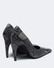 JUDE JUDE Fame snake-effect leather pumps - 3