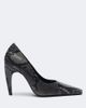 JUDE JUDE Fame snake-effect leather pumps - 5