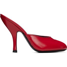 JUDE JUDE Red Date Mule Heeled Sandals