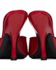 JUDE JUDE Red Date Mule Heeled Sandals - 2