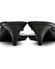 JUDE JUDE SSENSE Exclusive Black Rooty Heeled Sandals - 2