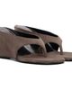 JUDE JUDE SSENSE Exclusive Brown Yaga Wedge Heeled Sandals - 4