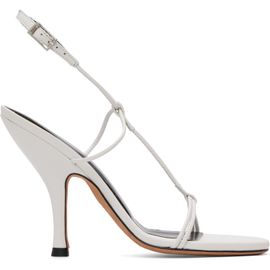 JUDE JUDE White Mixer Heeled Sandals