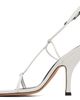 JUDE JUDE White Mixer Heeled Sandals - 3