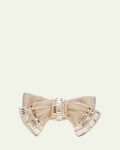 Judith Leiber Couture Bow Deco Crystal Minaudiere
