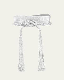 Judith Leiber Couture Corded Wrap Crystal Belt