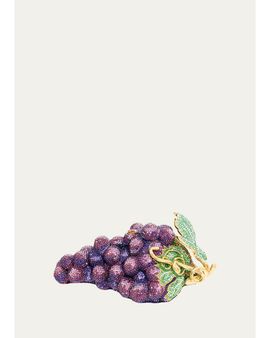 Judith Leiber Couture Crystal Grapes Clutch Bag