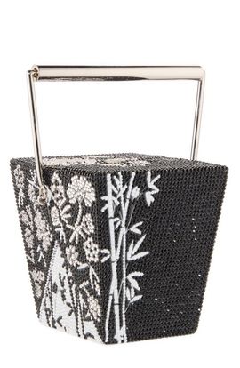 JUDITH LEIBER COUTURE JUDITH LEIBER COUTURE Bamboo Crystal Take Out Box Evening Bag