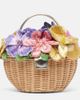 Judith Leiber Couture Judith Leiber Couture Dorothy floral-appliquÃ© wicker top-handle bag - 1