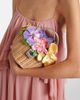 Judith Leiber Couture Judith Leiber Couture Dorothy floral-appliquÃ© wicker top-handle bag - 3