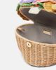 Judith Leiber Couture Judith Leiber Couture Dorothy floral-appliquÃ© wicker top-handle bag - 4