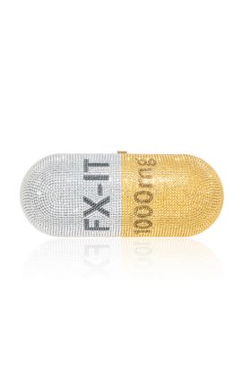 Judith Leiber Couture Judith Leiber Couture Fix It Pill Capsule Clutch