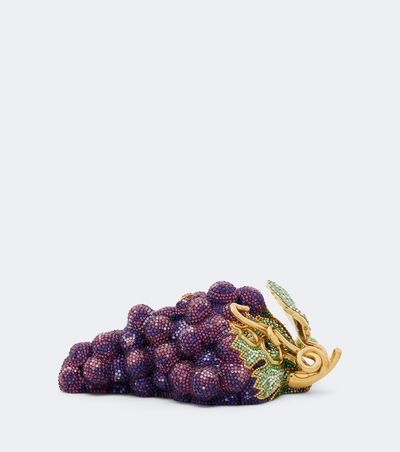 Judith Leiber Couture Judith Leiber Couture Grapes Concord embellished clutch