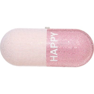 JUDITH LEIBER COUTURE JUDITH LEIBER COUTURE Happy Pill Capsule Crystal Evening Bag