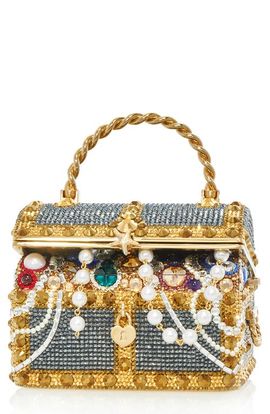 JUDITH LEIBER COUTURE JUDITH LEIBER COUTURE Judith Leiber Sunken Treasure Chest Clutch