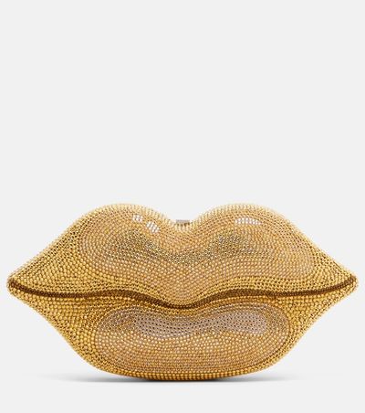 Judith Leiber Couture Judith Leiber Couture Lips Small crystal-embellished clutch