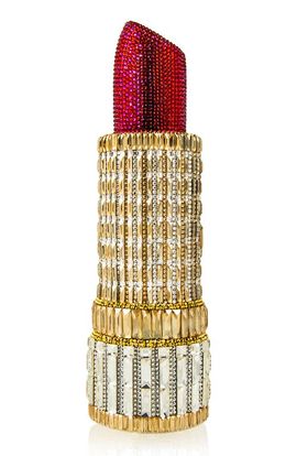 JUDITH LEIBER COUTURE Judith Leiber Couture Lipstick Seductress Crystal Bag
