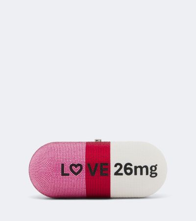 Judith Leiber Couture Judith Leiber Couture Love Pill Capsule embellished clutch