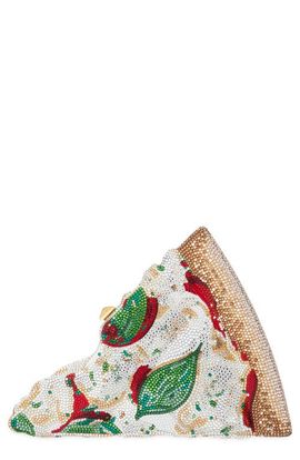 JUDITH LEIBER COUTURE JUDITH LEIBER COUTURE Margherita Pizza Crystal Clutch