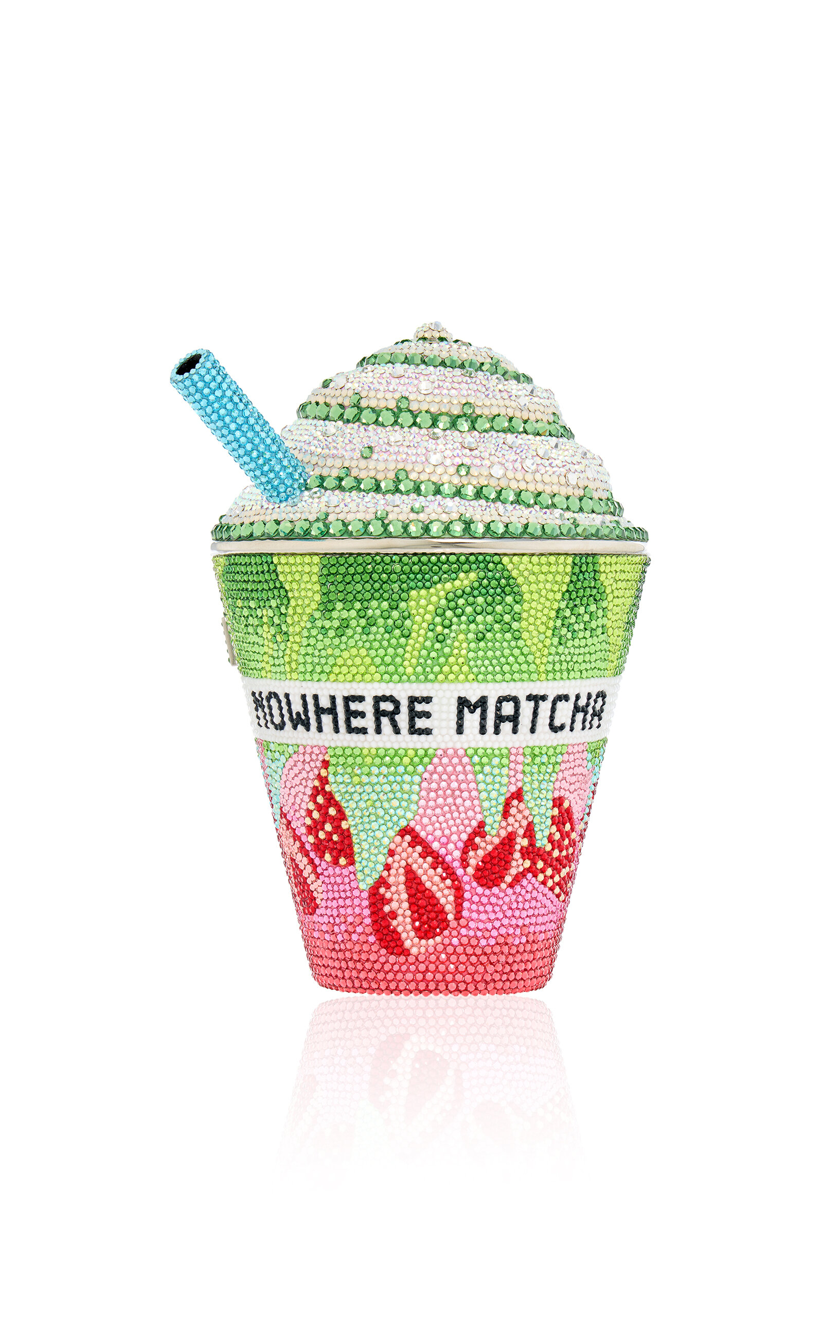Judith Leiber Couture Judith Leiber Couture Matcha Frozen Drink Clutch