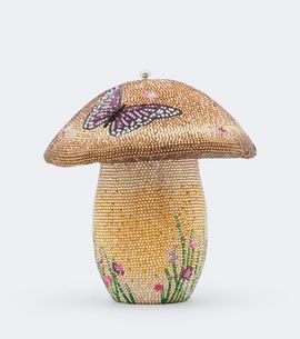 Judith Leiber Couture Judith Leiber Couture Mushroom Bella crystal-embellished clutch