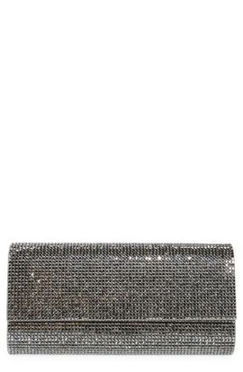 JUDITH LEIBER COUTURE JUDITH LEIBER COUTURE Perry Embellished Satin Clutch