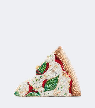 Judith Leiber Couture Judith Leiber Couture Pizza Margherita embellished clutch