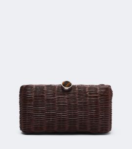 Judith Leiber Couture Judith Leiber Couture Poppy embellished woven clutch