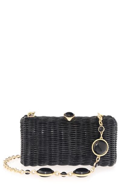 JUDITH LEIBER COUTURE JUDITH LEIBER COUTURE Poppy Wicker Basket Clutch