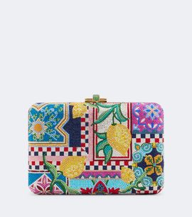 Judith Leiber Couture Judith Leiber Couture Slim Slide Ceramica embellished clutch
