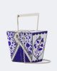 Judith Leiber Couture Judith Leiber Couture Take Out Box Blue Dragon embellished clutch - 4