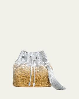 Judith Leiber Couture Piper Gradient Crystal Bucket Bag