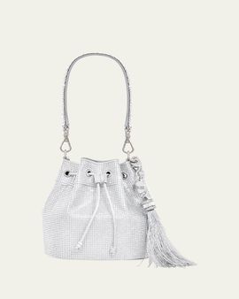 Judith Leiber Couture Piper Medium Crystal Bucket Bag