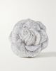 JUDITH LEIBER COUTURE Rose Desiree crystal-embellished silver-tone clutch - 1