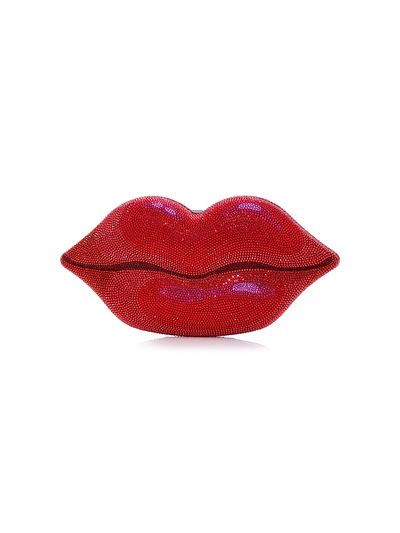 Judith Leiber Couture Women's Hot Lips Crystal Clutch